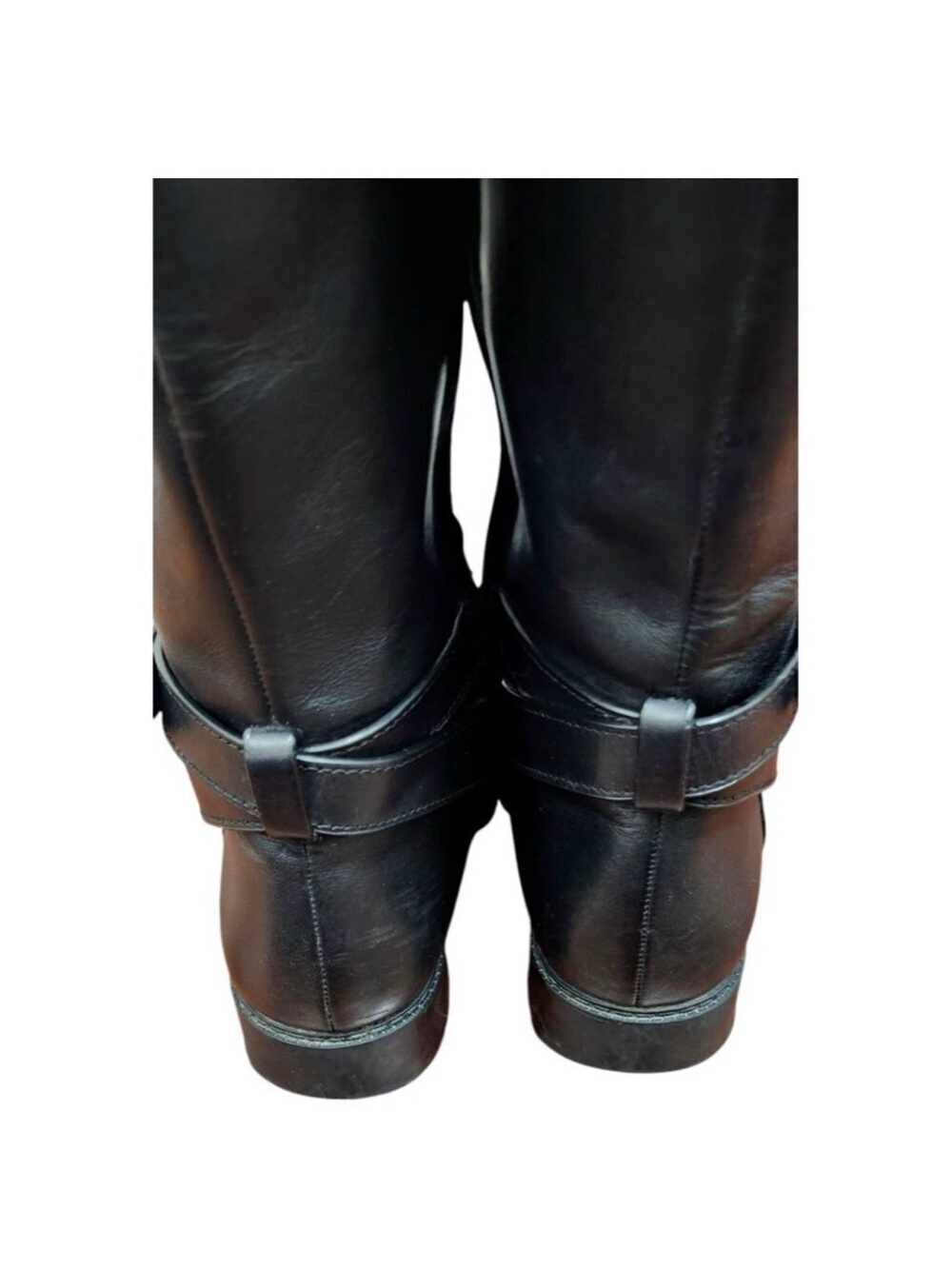 Coach Black Leather Over-the-Knee Riding Boots - Picture 9 of 16